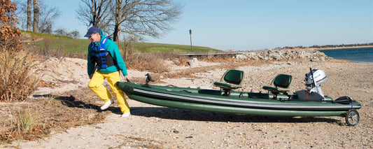 Inflatable Boat Sea Eagle FishSkiff 16 Swivel Seat - The Boat Outlet
