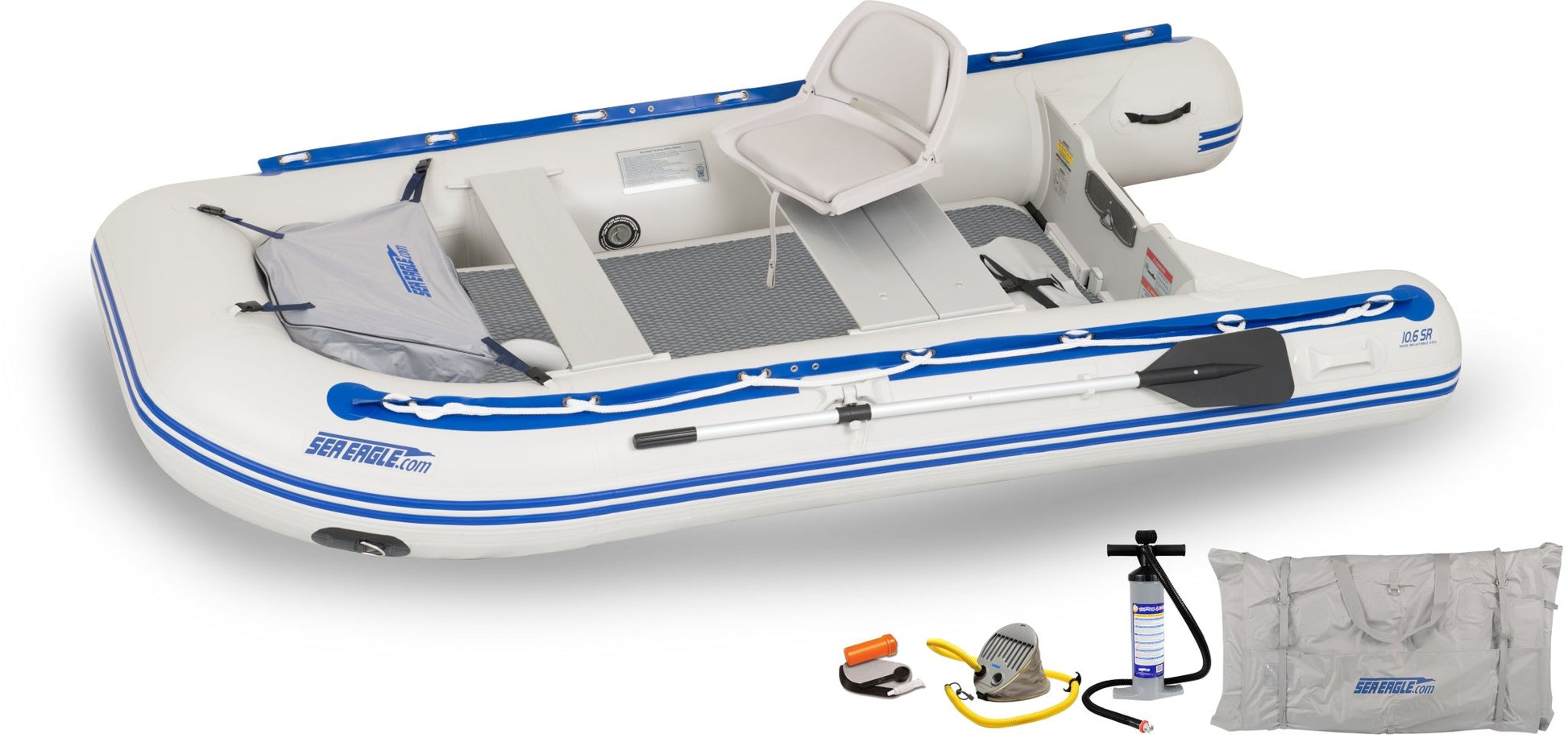 Sea Eagle 10'6" Sport Runabout Swivel Seat Package - The Boat Outlet