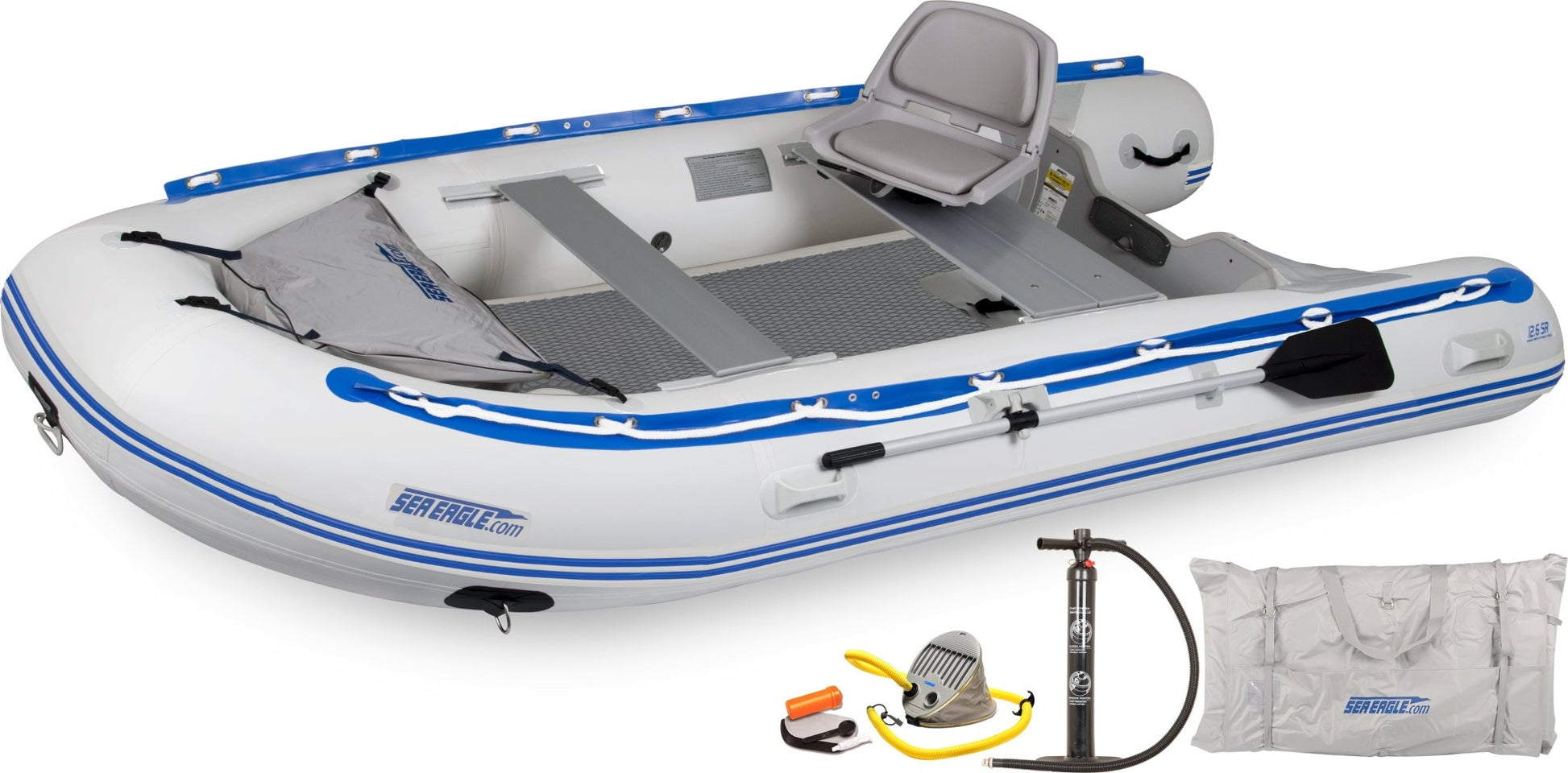 Sea Eagle 12'6" Sport Runabout Inflatable Boat - The Boat Outlet