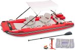 Sea Eagle FastCat 12 Fishing Canopy Package Catamaran - The Boat Outlet