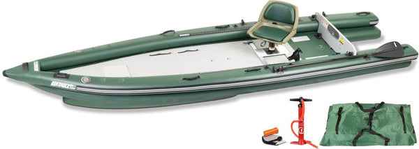 Sea Eagle FishSkiff16 Swivel Seat Inflatable Fishing Boat