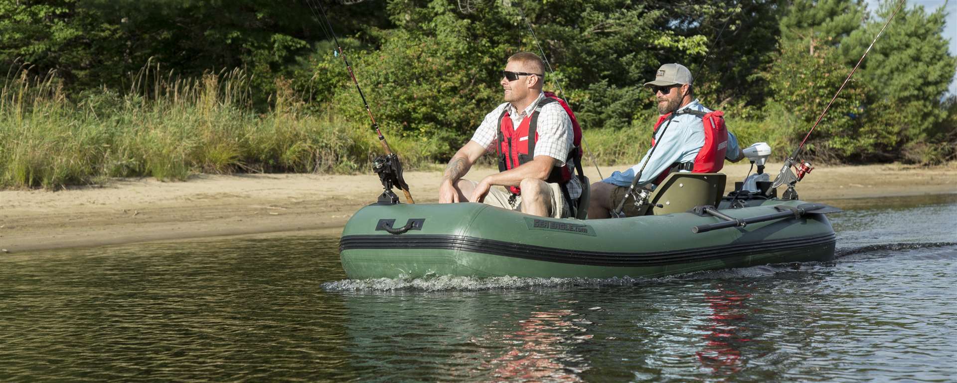 Sea Eagle Green 375fc Inflatable FoldCat Fishing Boat for sale online